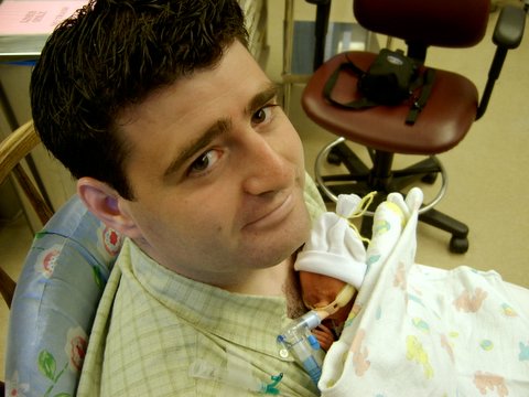 Dad Holding Landon