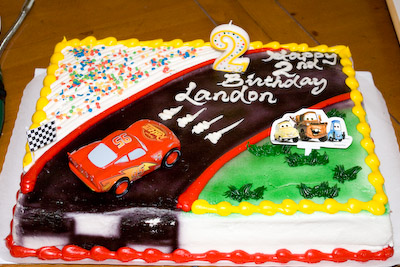 Landons birthday cake