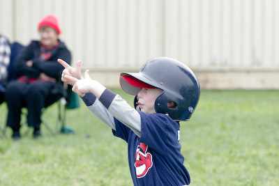 Landon, Tee Ball - Babe Ruth Style