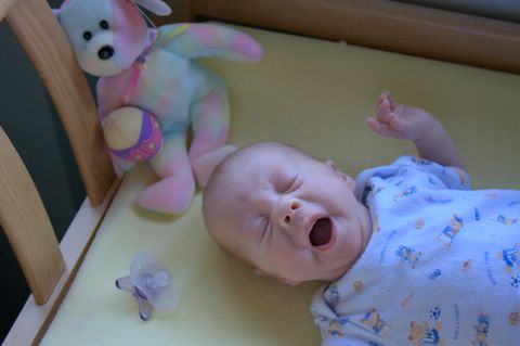 Landon yawn